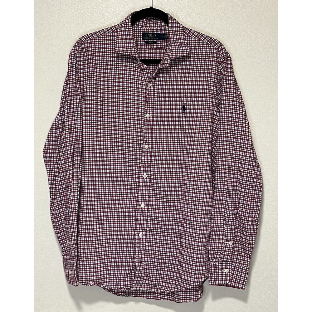 Polo Ralph Lauren Slim Fit Long Sleeve Button Down Shirt Men’s Size Large